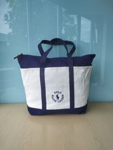 Polo Ralph Lauren Off-White & Navy Big Pony Tote Bag $199 Worldwide Shipping - $147.51