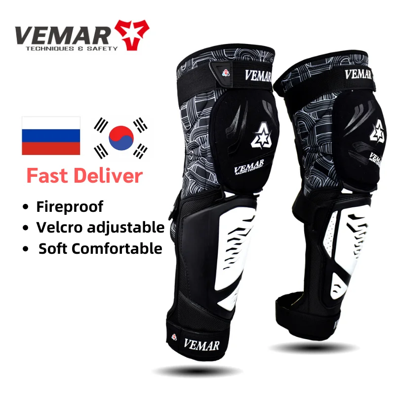 Vemar Motorcycle Knee Pad Protector Motorcyclist Knee Sliders Mtb Cycling Knee - £38.08 GBP+