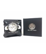 Michael Zweig Ladies Watch, Crystal Accent Genuine Leather Band, White - $29.52 CAD