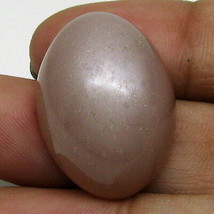 Large 32.7Ct Natural Pink Moonstone Oval Cabochon Fine Gemstone - £45.63 GBP