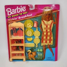 Vintage 1994 Mattel Barbie So Much To Do Makin Breakfast 100% Complete 67171 New - £30.37 GBP