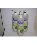 (3)  Mustela Cleansing Hair &amp; Body Gel - Vegan - Aloe Vera - 13.5oz Exp8/25 - $322.92 MXN