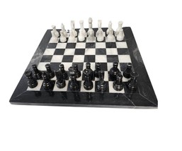 12&quot;x12&quot; Marble Chess Set/ Handmade Chess Set with Pieces/ Luxurious Gift... - £276.11 GBP
