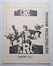 Mercs Arcade Game Instruction Manual Original Vintage Video Game Service - $16.63
