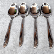 Vintage Oneida Community Twin Star Spoon Lot of 4 Atomic Stainless Betty... - $15.58