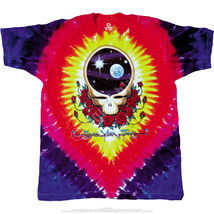 Grateful Dead Space Your Face Tie-Dye ~ by Liquid Blue ~ X-Large ~ Brand New! - £25.53 GBP
