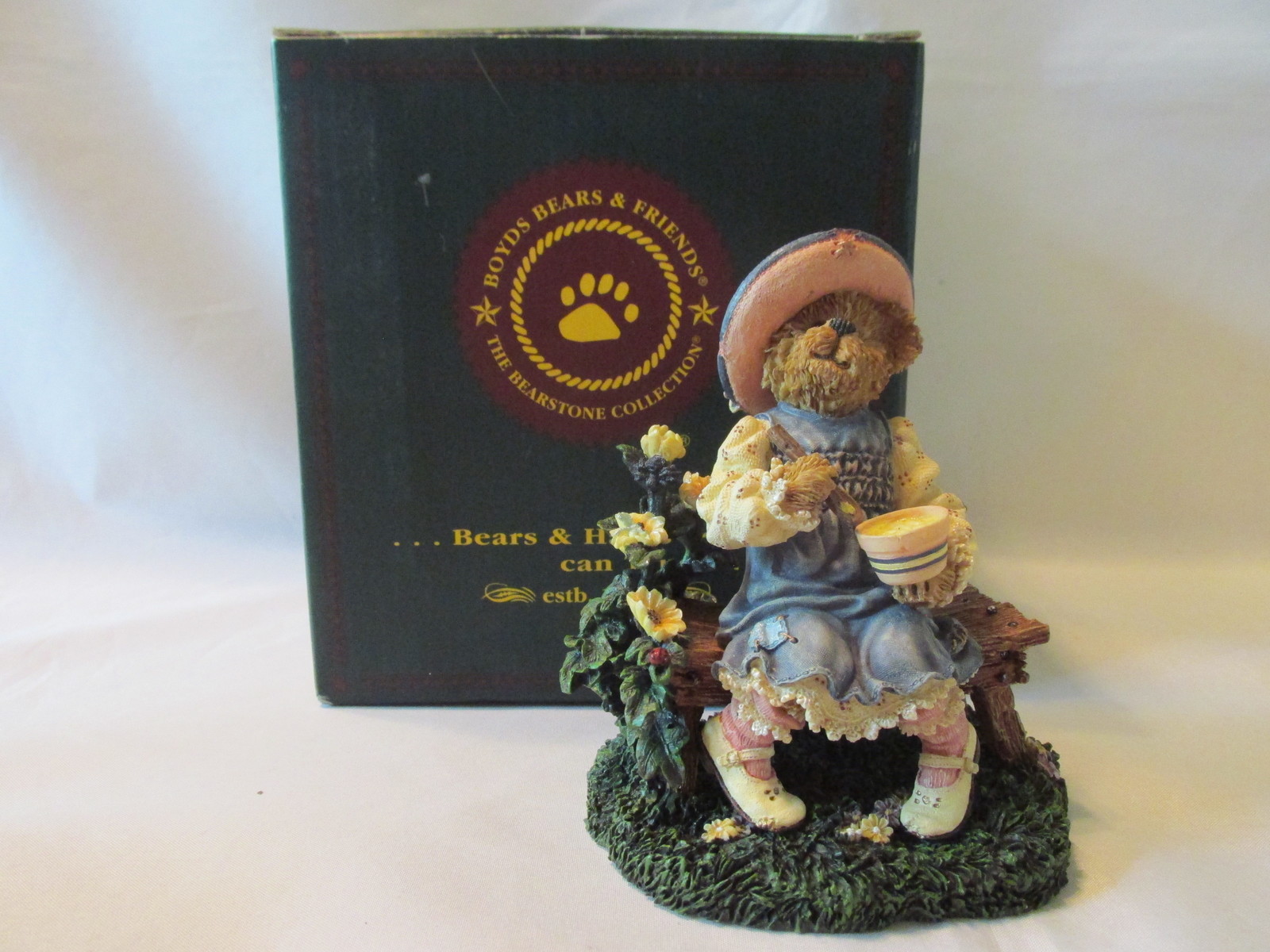 Boyds Bears "Lil' Miss Muffet...What's in the Bowl?" Classic Beary Tales #5 2001 - £14.32 GBP
