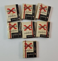Vtg Lot 7 Prophylactics X Cello&#39;s Latex Killian Mfg Ohio Condoms Box Sealed NOS - £61.94 GBP