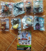 RARE Mcdonald&#39;s Happy Meal Toy Puss in Boots 2011 Dreanworks 8 Figures Full Set - £50.95 GBP