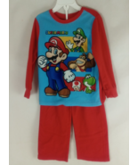 Boy&#39;s Super Mario Pajamas Set Size 4/5 - $9.42 CAD