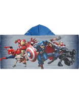 Marvel Avengers Boy&#39;s Superhero Character Hooded Beach, Bath Towel 25&quot; X... - $363.13 MXN