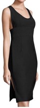 Milly Veronique Tech Stretch Dress Black Satin Cocktail Sheath Sleeveles... - £138.48 GBP