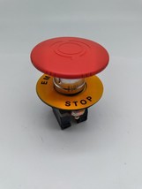 Telemecanique ZB4-BS64 W/ Twist Release Mushroom Button 60mm W/ZB4-BZ102... - $45.20