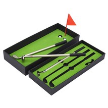 Desktop Golf Set, Mini Desk Games - Desktop Golf Pen Toy Set Green Driving Range - £18.01 GBP