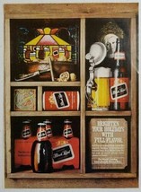 1971 Print Ad Carling Black Label Beer Cans,Longneck &amp; Round Bottles - $14.40