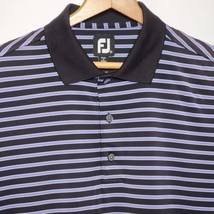 FootJoy Golf Polo Shirt - Men&#39;s M - FJ Performance Stretch Striped - £15.44 GBP