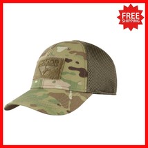 Customizable Unisex Tactical Fitted Cap with Full Buckram Support &amp; Vent... - $50.48