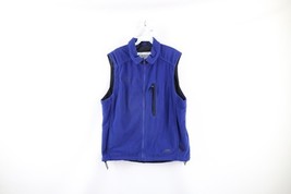 Vintage 90s Columbia Mens Large Spell Out Lined Windproof Fleece Vest Ja... - $923.82 MXN