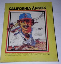 California Anaheim Angels Scorebook Magazine Vintage 1976 Tommy Davis  - £11.79 GBP