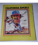 California Anaheim Angels Scorebook Magazine Vintage 1976 Tommy Davis  - $285.40 MXN