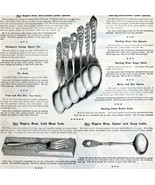 Rogers Bros Silver Plate Silverware 1897 Advertisement Victorian Spoons ... - £31.37 GBP