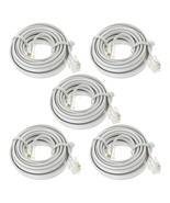 Rj11 6P4C Modular Telephone Extension Cable Phone Cord Line Wire 10Ft Le... - £17.29 GBP