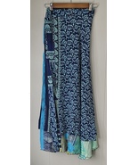 Upcycled Indian Sari Wrap Skirt S614 - $18.50