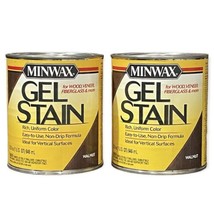 Lot Of 2 - 1 qt Minwax 66060 Walnut Stain Multi Surface Gel Stain - $118.75