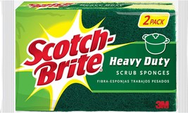 Scotch-Brite Heavy Duty Scrub Sponges, Stands Up to Stuck on Grime, 12 Count - £23.17 GBP