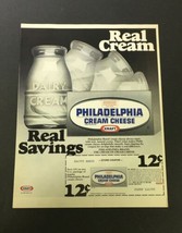 VTG 1981 Kraft Philadelphia Brand Cream and Cheese Pasteurized Print Ad Coupon - £14.96 GBP