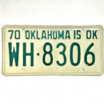 1970 United States Oklahoma Washington County Passenger License Plate WH... - $18.80