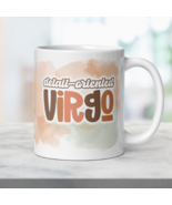 Virgo Zodiac Boho Coffee Mug Ceramic Constellation Astrology Birthday Gift - $18.50
