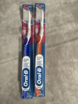 Oral B Complete Toothbrush ES Bristles Orange/Blue Lot Of 2 New Sealed 2016 - $11.87