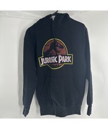 Universal Studios Jurassic Park Vintage Logo Hoodie Black Size Small - $32.45 CAD