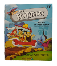 The Flintstones Cartoon Sticker Activity Album 1993 + Poster Fred Dino Wilma - £12.33 GBP