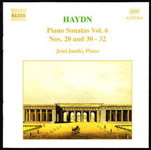 Haydn Piano Sonatas Vol. 6, Nos. 20, 30-32 CD Import - Jeno Jando (1997) - £9.76 GBP