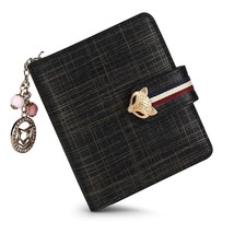 Card holder split leather women s wallets designer coin purse girl s zipper wallet high thumb200