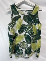 Time and Tru Womens Multicolor Sleeveless Round Neck Tropical Tank Top Size S - £11.67 GBP