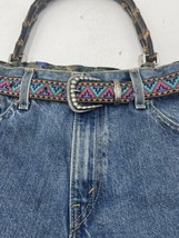 Vintage Levis 550 Denim Bag Upcycle Purse Jean Western Tote 90s - €42,97 EUR