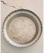 Ekco Fluted Aluminum PIE PAN Tin Plate Metal USA 10” - $26.02 CAD