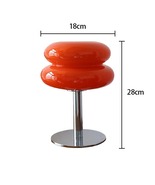 Macaron Glass Table Lamp Retro Art Design Bedroom Living Room Ambient De... - $69.00