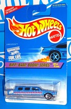 Hot Wheels 1997 Biff! Bam! Boom! #542 Limozeen Blue Factory Missing Rear Wheels - £7.43 GBP