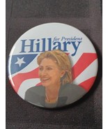 Hillary Clinton For President 2008 Democrat Political Pinback Button  - £5.88 GBP