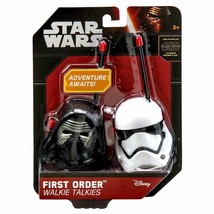 OFFICIAL Disney Star Wars First Order Kylo Ren Stormtrooper Walkie Talkies Radio - £11.03 GBP