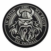 in Odin We Trust Viking God in God Till Valhall 3-D PVC Rubber Hook Patch - £7.82 GBP