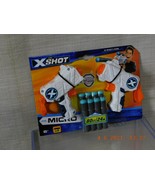 Zuru X-shot Micro 2 toy guns set with 8 soft dart bullets shoots 80ft. NEW! - $16.72