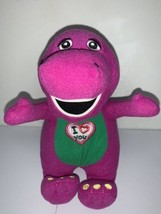Barney The Purple Dinosaur 8” Singing Plush Stuffed Animal Sings I LOVE YOU - £16.62 GBP