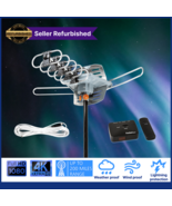 HDTV 1080P Antenna Outdoor Amplified Digital 360 Rotor HD TV UHF VHF FM ... - $41.94 CAD
