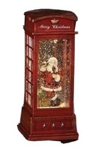 Roman LED Swirl Confetti Phone Booth With Santa Brand New In Box Dillard&#39;s 2023 - £36.61 GBP