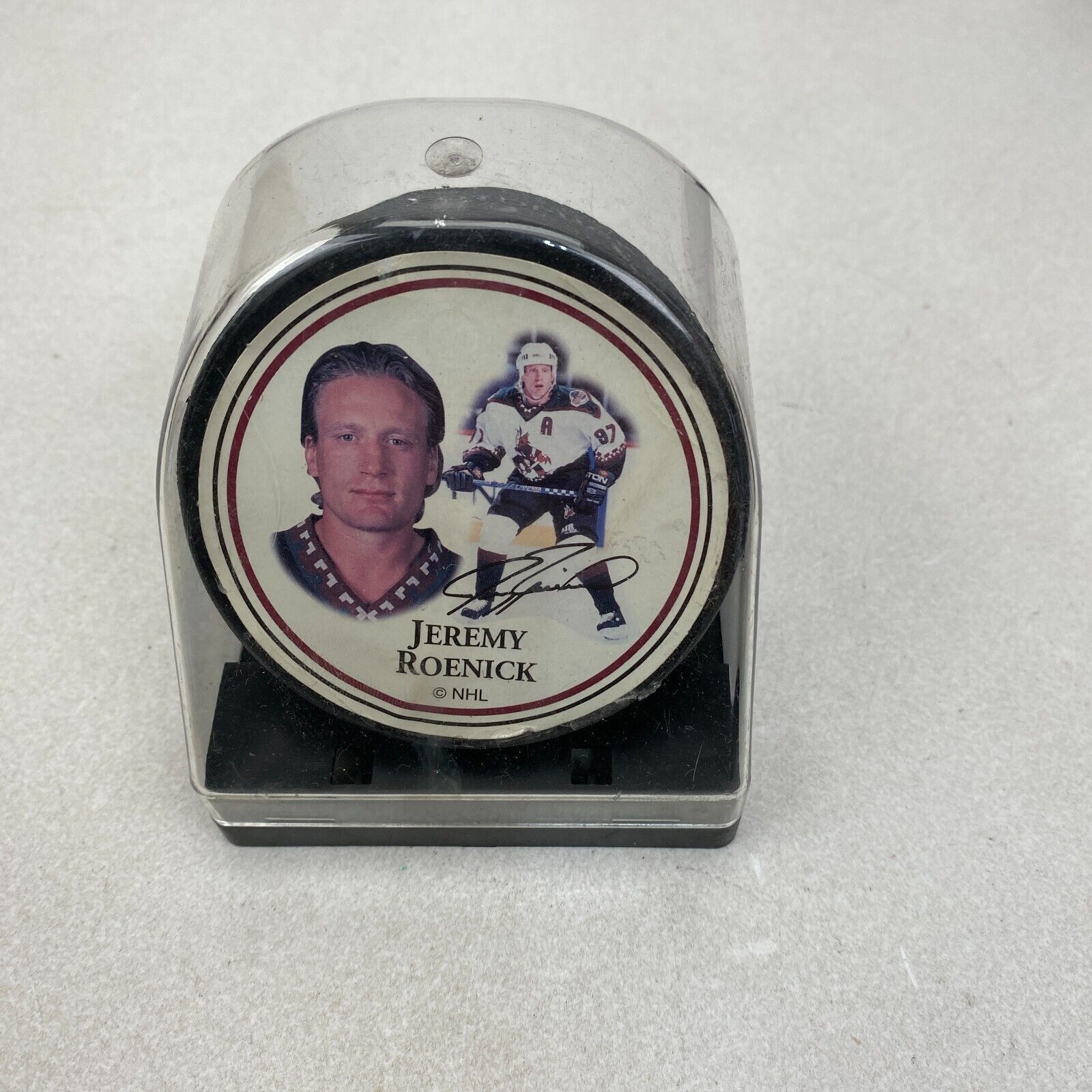 Primary image for Arizona Coyotes NHL Souvenir Hockey Puck Jeremy Roenick